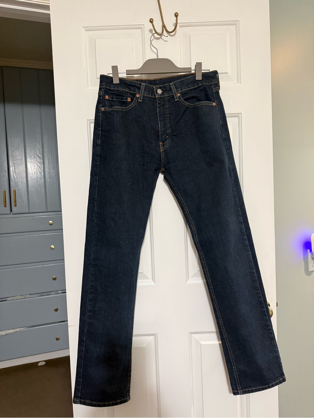 Levi's Dark Indigo Straight Leg Jeans